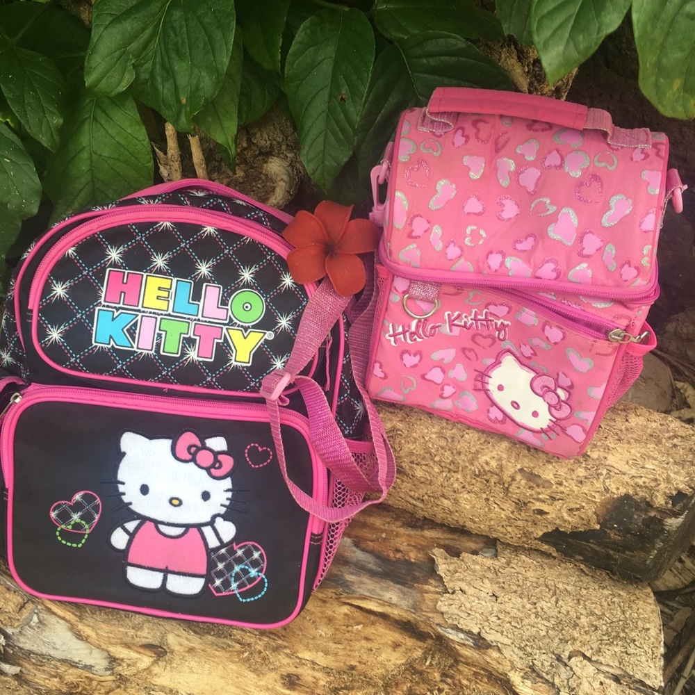 🎀Hello Kitty Bundle Small Back Pack & Lunchbag 🎀